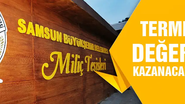 'MİLİÇ SAHİLİ PROJESİ TERME'YE DEĞER KAZANDIRACAK'