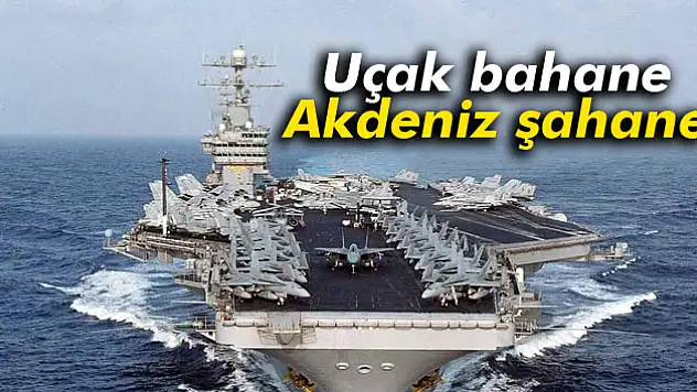 Uçak bahane Akdeniz şahane