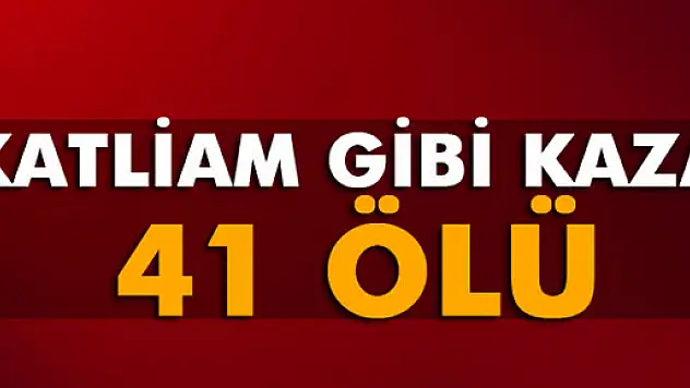 Arjantin'de katliam gibi kaza: 41 ölü