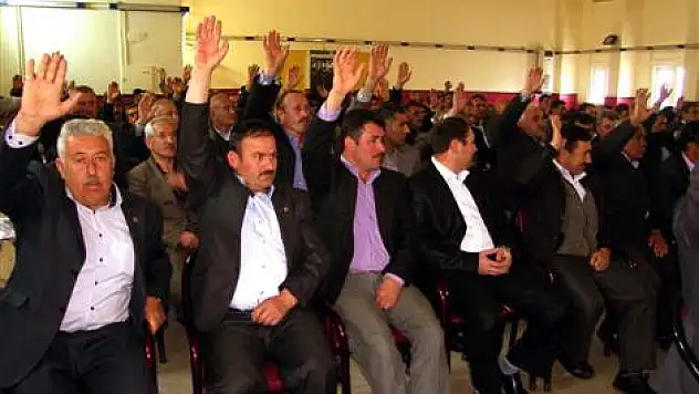 Köylere hizmet götürme birliği seçimi yapıldı