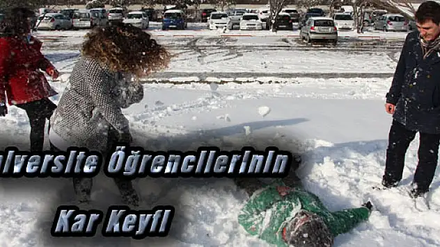 Üniversite Öğrencilerinin Kar Keyfi