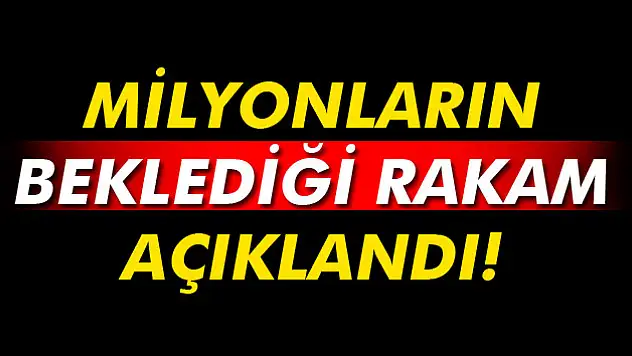 Enflasyon rakamları açıklandı