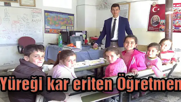 Yüreği kar eriten Öğretmen
