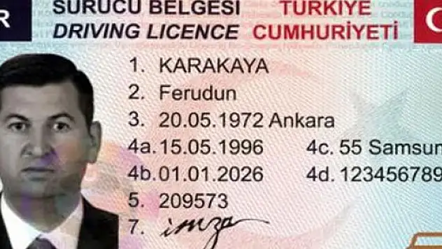 Sürücü belgesinde yeni dönem başladı