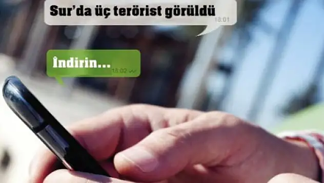 WhatsApp'tan anlık istihbarat paylaşımı