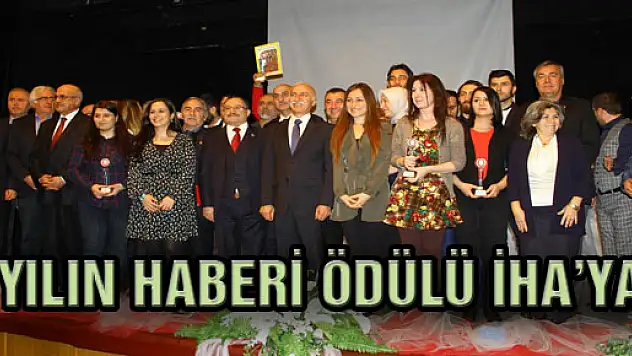 YILIN HABERİ ÖDÜLÜ İHA'YA