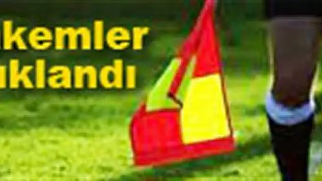 Haftanın hakemleri açıklandı