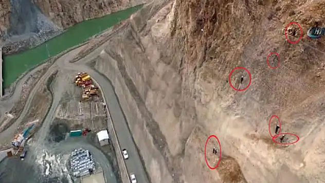 Bu barajda çalışmak yürek ister