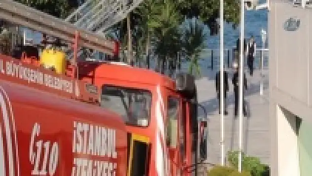 Beylerbeyi Polisevi'nde yangın paniği