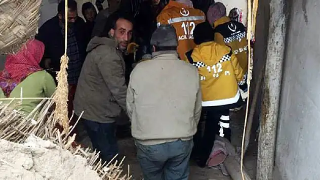 Aksaray'da müstakil ev çöktü: 2 yaralı