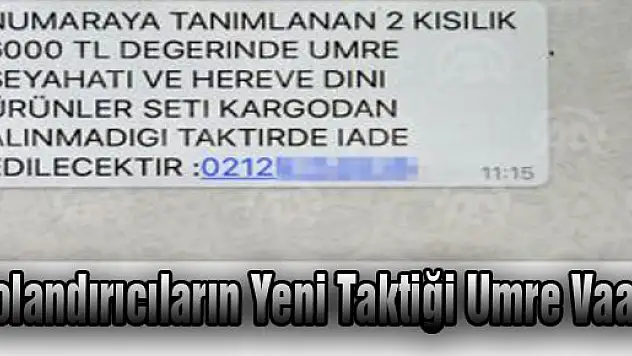 Dolandırıcıların Yeni Taktiği Umre Vaadi
