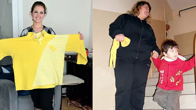 Oğlunun 'dev anne oldun' cümlesi 42 kilo zayıflattı