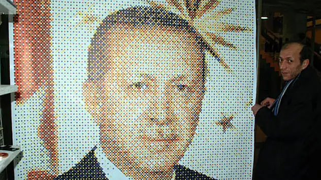 41 bin raptiye ile Cumhurbaşkanı Erdoğan'ın tablosunu yapacak