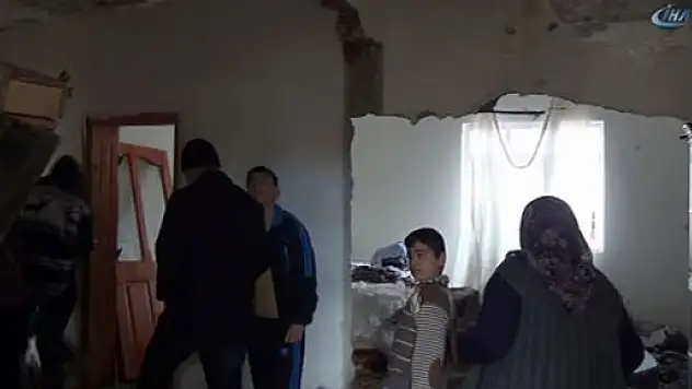 Isıtıcı kazanı patladı ev harabeye döndü