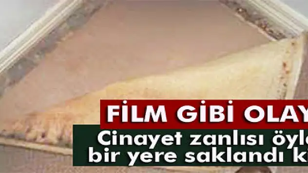 6 aydır halıyla örttüğü çukurda saklanmış