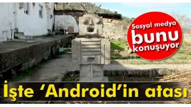 Android logosunun atasına çamaşır astılar