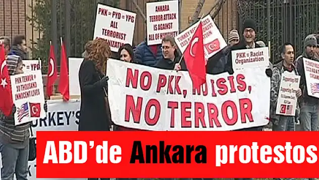 ABD'de Ankara protestosu