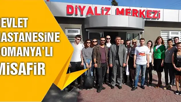 Devlet Hastanesine Romanya'lı misafir