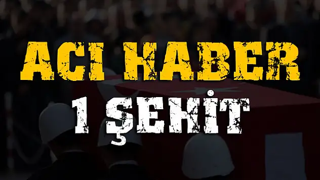 Sur'dan acı haber: 1 şehit