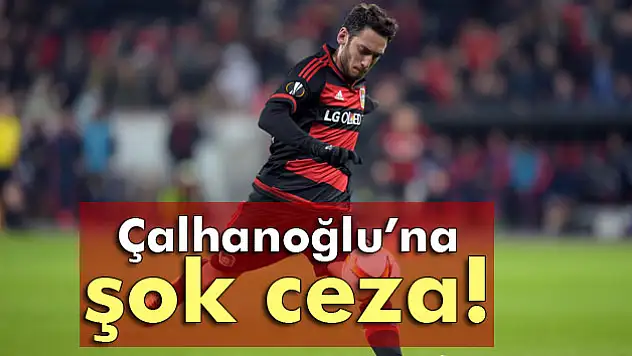 Milli futbolcu Çalhanoğlu'na, Almanya'da trafik cezası