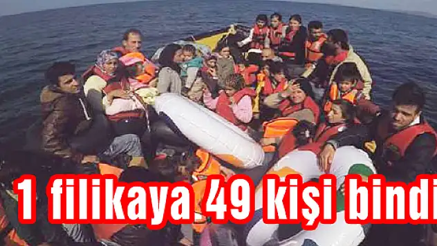 1 filikaya 49 kişi bindi