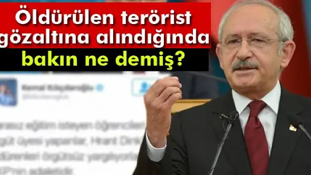 Öldürülen terörist gözaltına alındığında bakın ne demiş ?