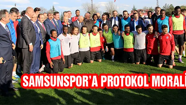SAMSUNSPOR'A PROTOKOL MORALİ