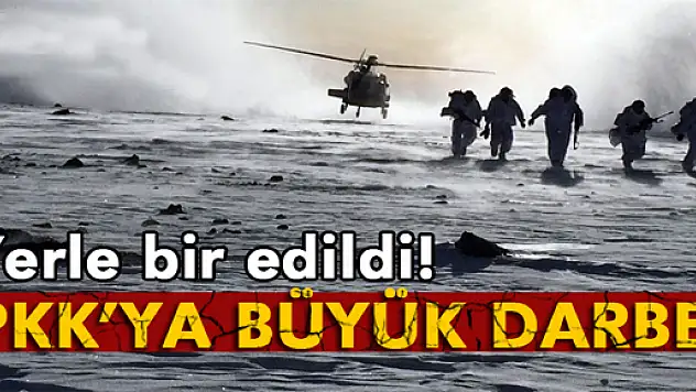 Tendürek Dağında PKK'ya büyük darbe