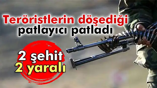 Nusaybin'de teröristlerin döşediği EYP patladı: 2 şehit, 2 yaralı