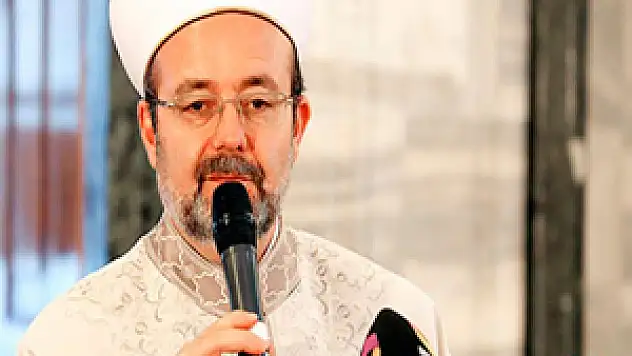 Mehmet Görmez'den 'kandil' mesajı