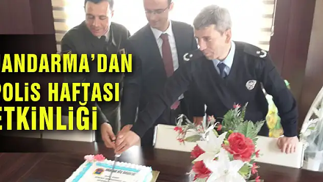 JANDARMA'DAN POLİS HAFTASI ETKİNLİĞİ