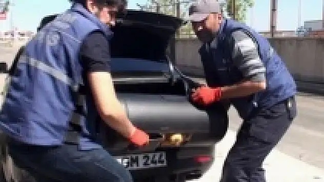 LPG tankında 25 kilogram esrar ele geçirildi