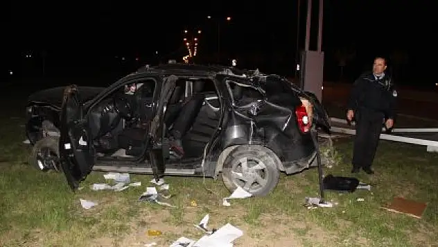 SAMSUN'DA OTOMOBİL TAKLA ATTI: 7 YARALI