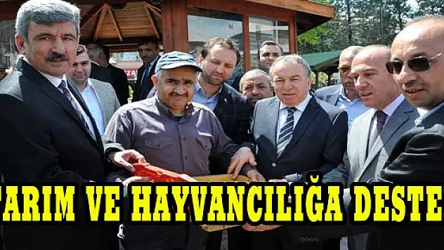 SAMSUN BÜYÜKŞEHİR BELEDİYESİ'NDEN TARIM VE HAYVANCILIĞA DESTEK
