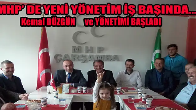MHP' DE 'DÜZGÜN' DÖNEMİ RESMEN BAŞLADI