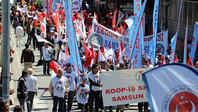 Samsun'da Gergin 1 Mayıs Kutlamaları