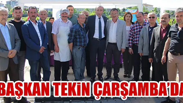 MHP İl Başkanı Çarşamba' da...