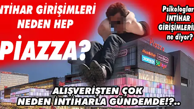 AVM'DE HERKES ÇATIYA NASIL ÇIKIP İNTİHAR GİRİŞİMİ YAPIYOR?