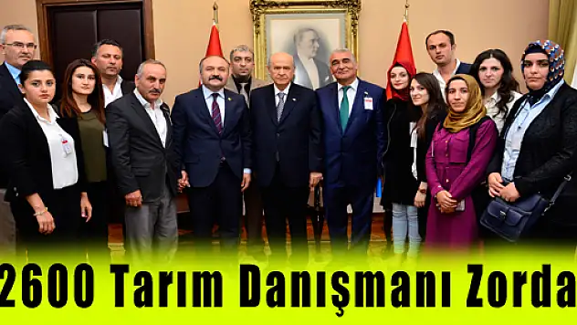 2600 Tarım Danışmanı Zorda