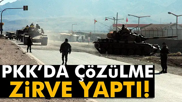 PKK'da çözülme zirve yaptı