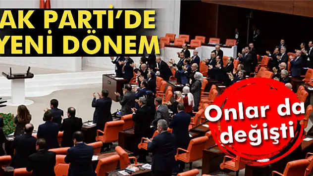 AK Parti'de grup başkanvekilleri belli oldu