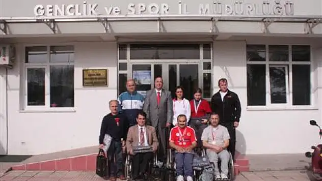 Engelli Sporculardan İl Müdürlüğümüze ziyaret