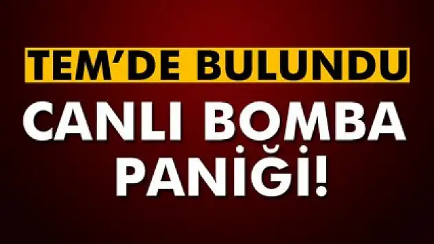 TEM'de bulundu: Patlamaya hazır 2 canlı bomba yeleği