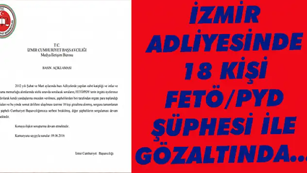 Zabıt Katipliği sınavında FETÖ/PYD şüphesi