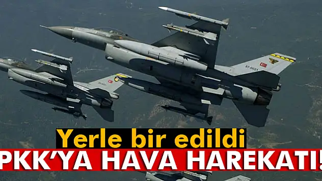 PKK'ya hava harekatı! 6 hedef imha edildi