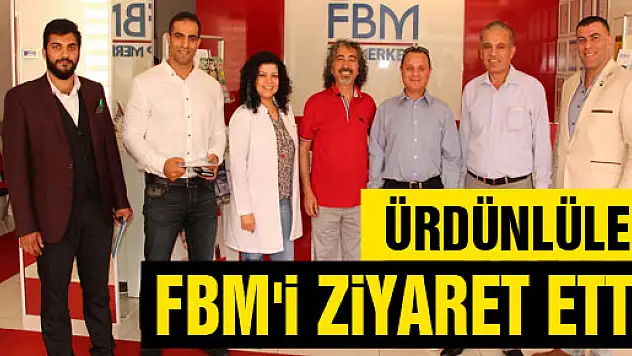 ÜRDÜNLÜLER FBM'İ ZİYARET ETTİ