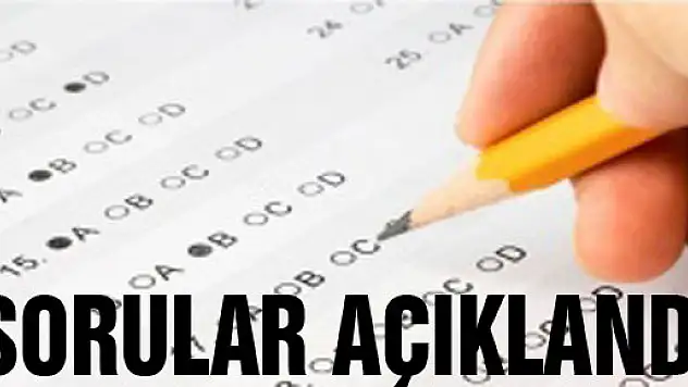 LYS4 ve LYS1 soru cevapları açıklandı