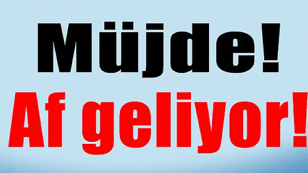 Af geliyor! Borç faizleri siliniyor...