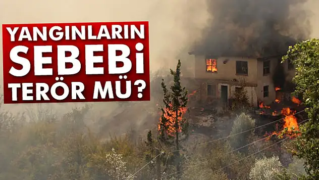 Yangınların sebebi terör mü?