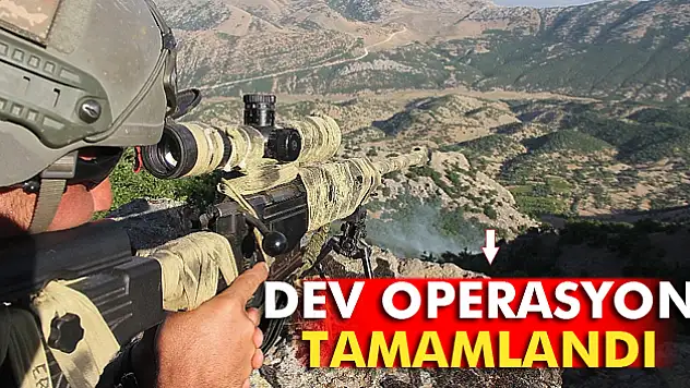 Dev operasyon tamamlandı